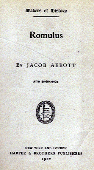 [Title Page] from Romulus by Jacob Abbott