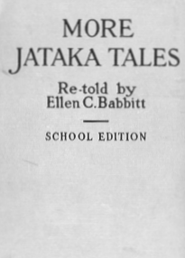 [Book Cover] from More Jataka Tales by Ellen C. Babbitt