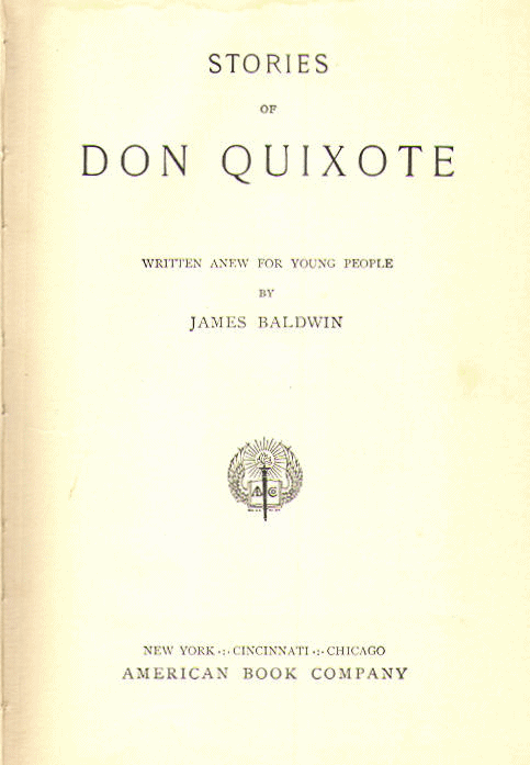 [Title Page] from Stories of Don Quixote by James Baldwin