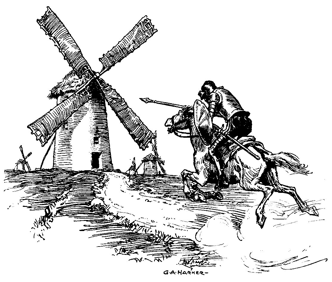 [Illustration] from Stories of Don Quixote by James Baldwin