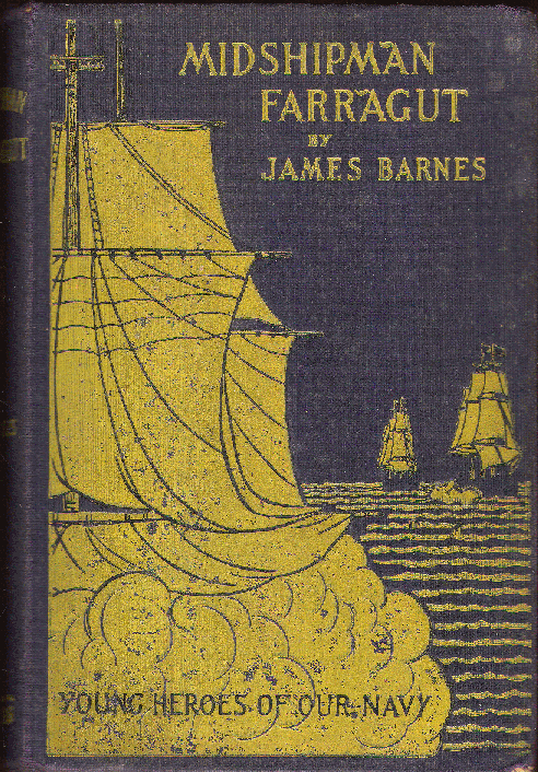 [Book Cover] from Midshipman Farragut by James Barnes