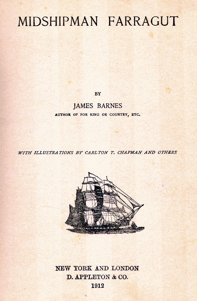 [Title Page] from Midshipman Farragut by James Barnes
