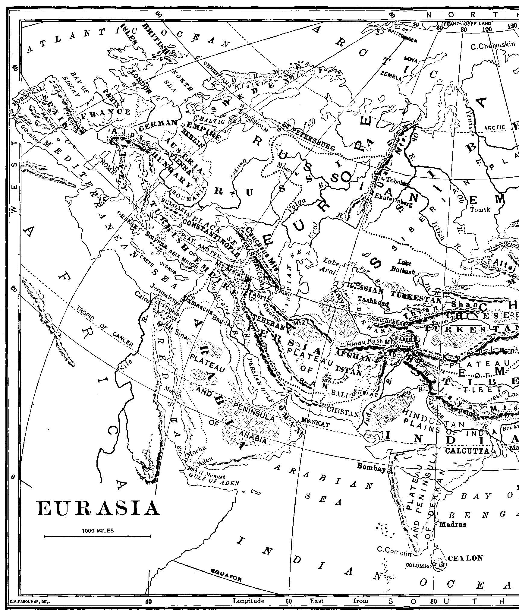 [Map] from The Story of Russia by R. Van Bergen