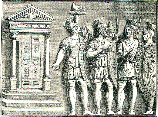 Roman soldiers in Britian