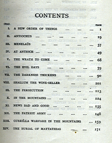 [Contents Page 1 of 2] from The Hammer by Alfred J. Church