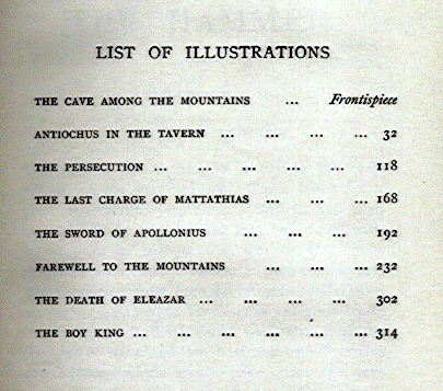 [List of Illustrations] from The Hammer by Alfred J. Church