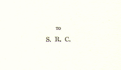 [Dedication] from South Africa by Ian D. Colvin