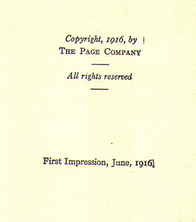 [Copyright Page] from Our Little Saxon Cousin by Julia D. Cowles