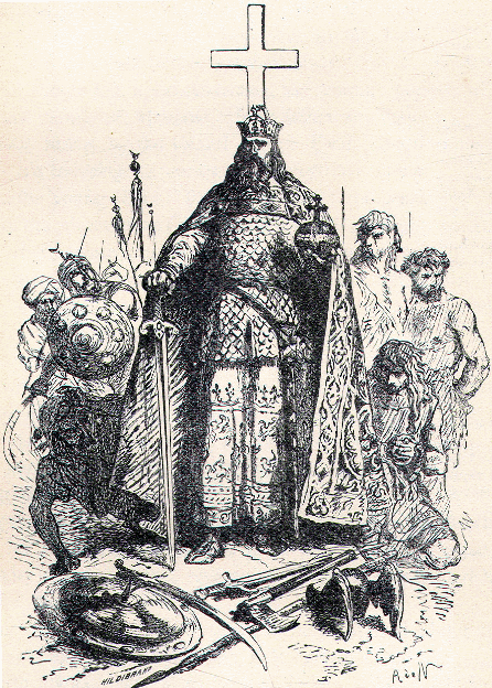 Allegorical picture of the Tsar