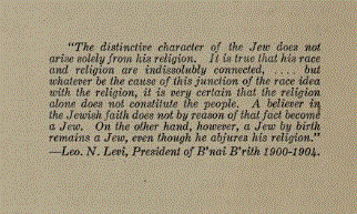 [Quote] from Jewish Activities in U.S. by Henry Ford