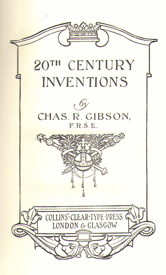 [Title Page] from Twentieth Century Inventions by Charles Gibson