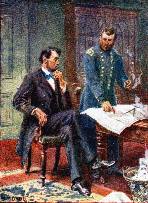 Lincoln with grant