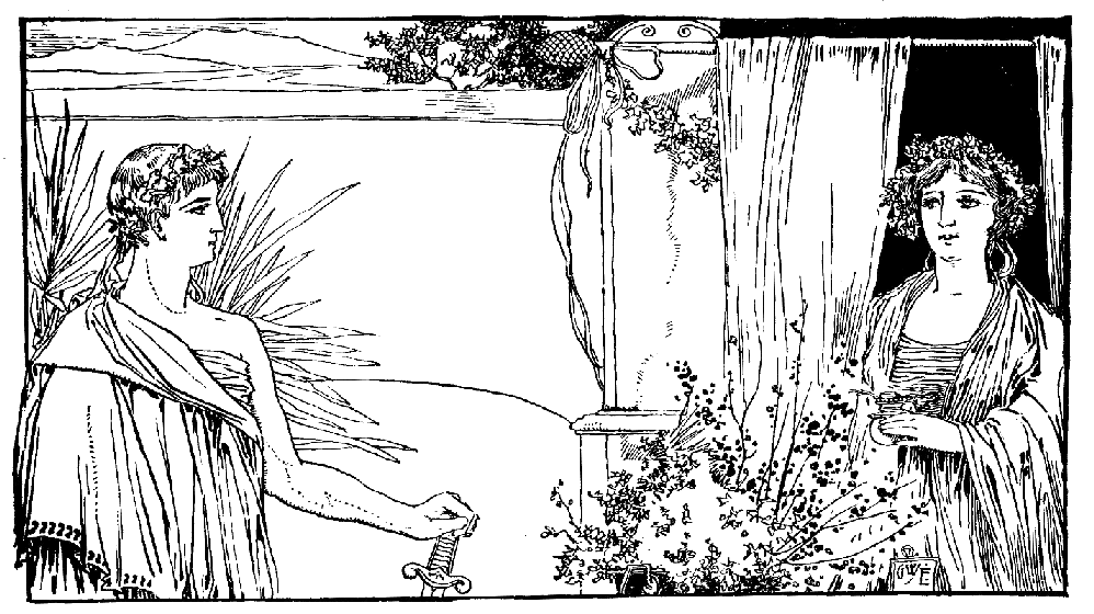 [Illustration] from Tanglewood Tales by N. Hawthorne
