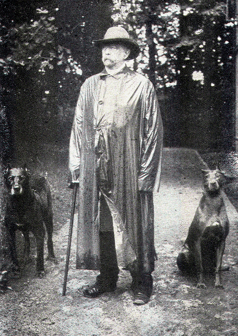 Bismarck and his dogs.
