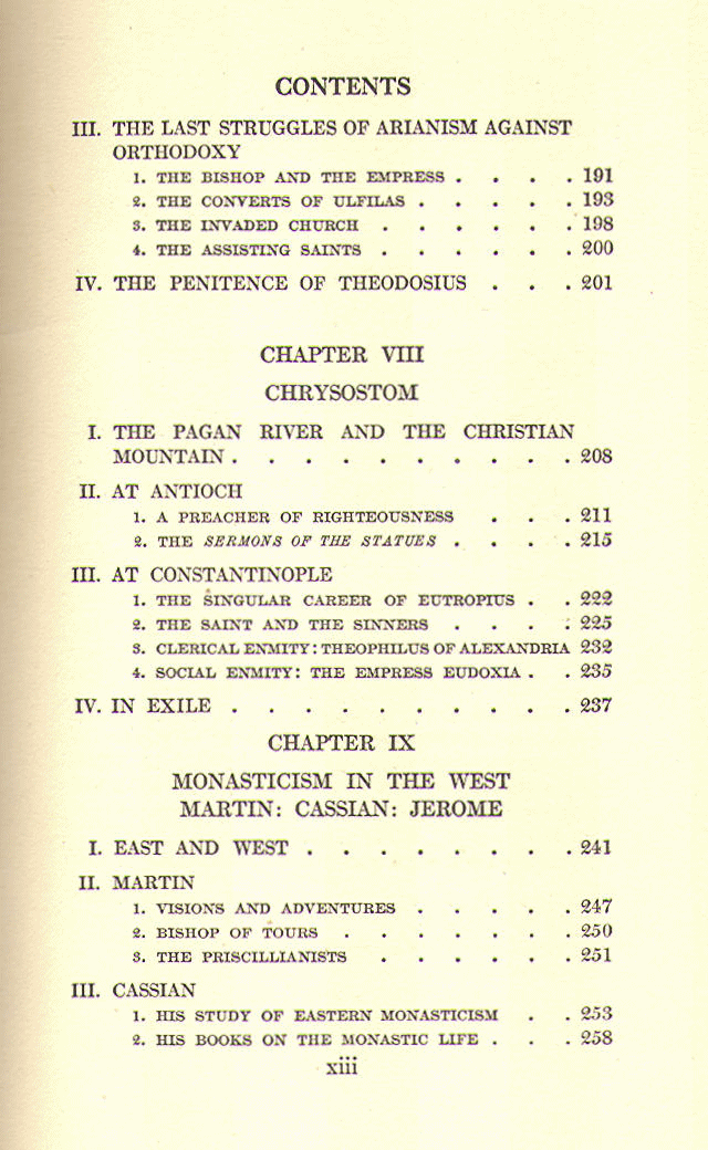 [Contents, Page 5 of 6] from The Early Church by George Hodges