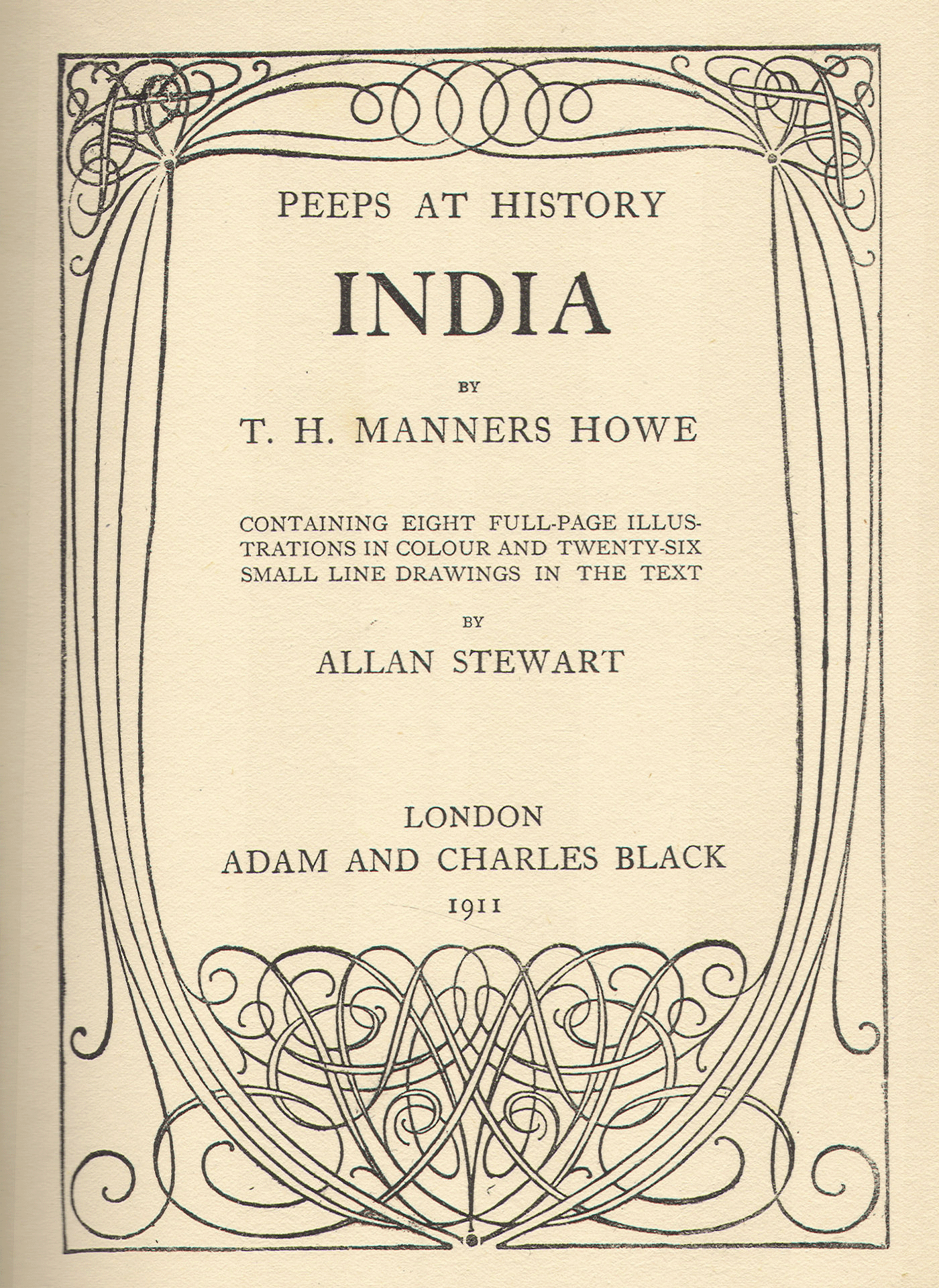 [Title Page] from Peeps at History - India by Beatrice Home
