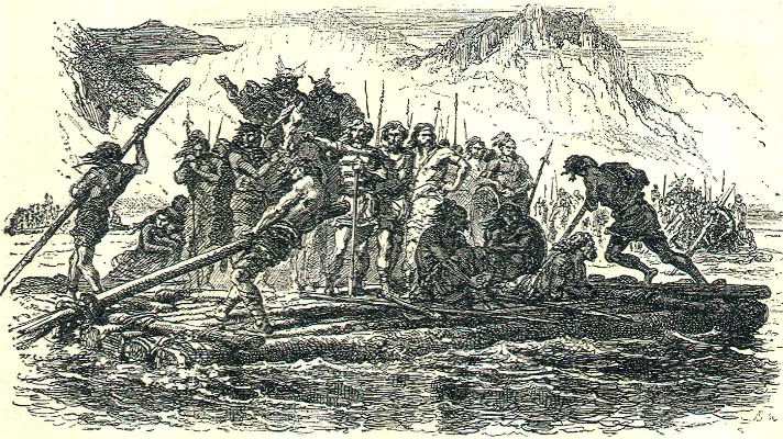 Visigoths crossing the Danube