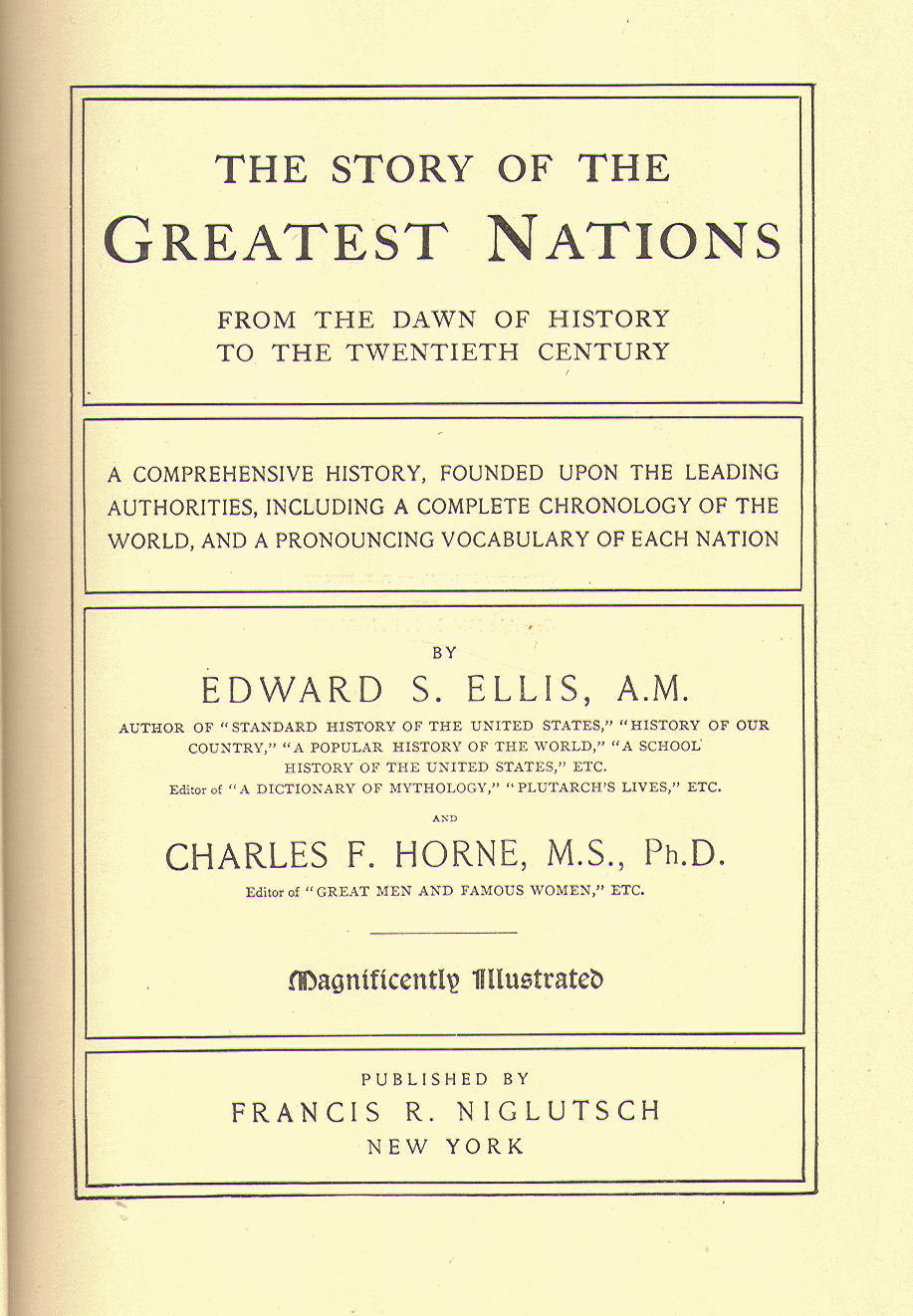 [Title Page] from Greatest Nations - Turkey by C. F. Horne