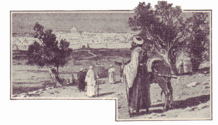 A distant view of Jerusalem