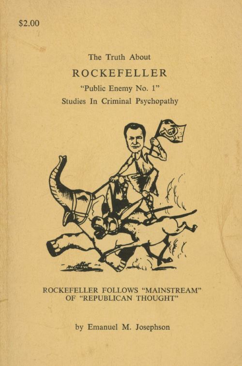[Book Cover] from The Truth about Rockefeller by Emanuel Josephson