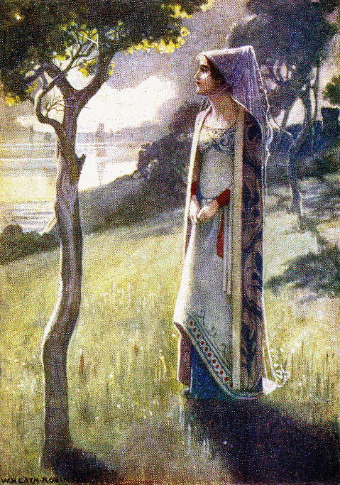 [Illustration] from Stories from Chaucer by Janet Kelman