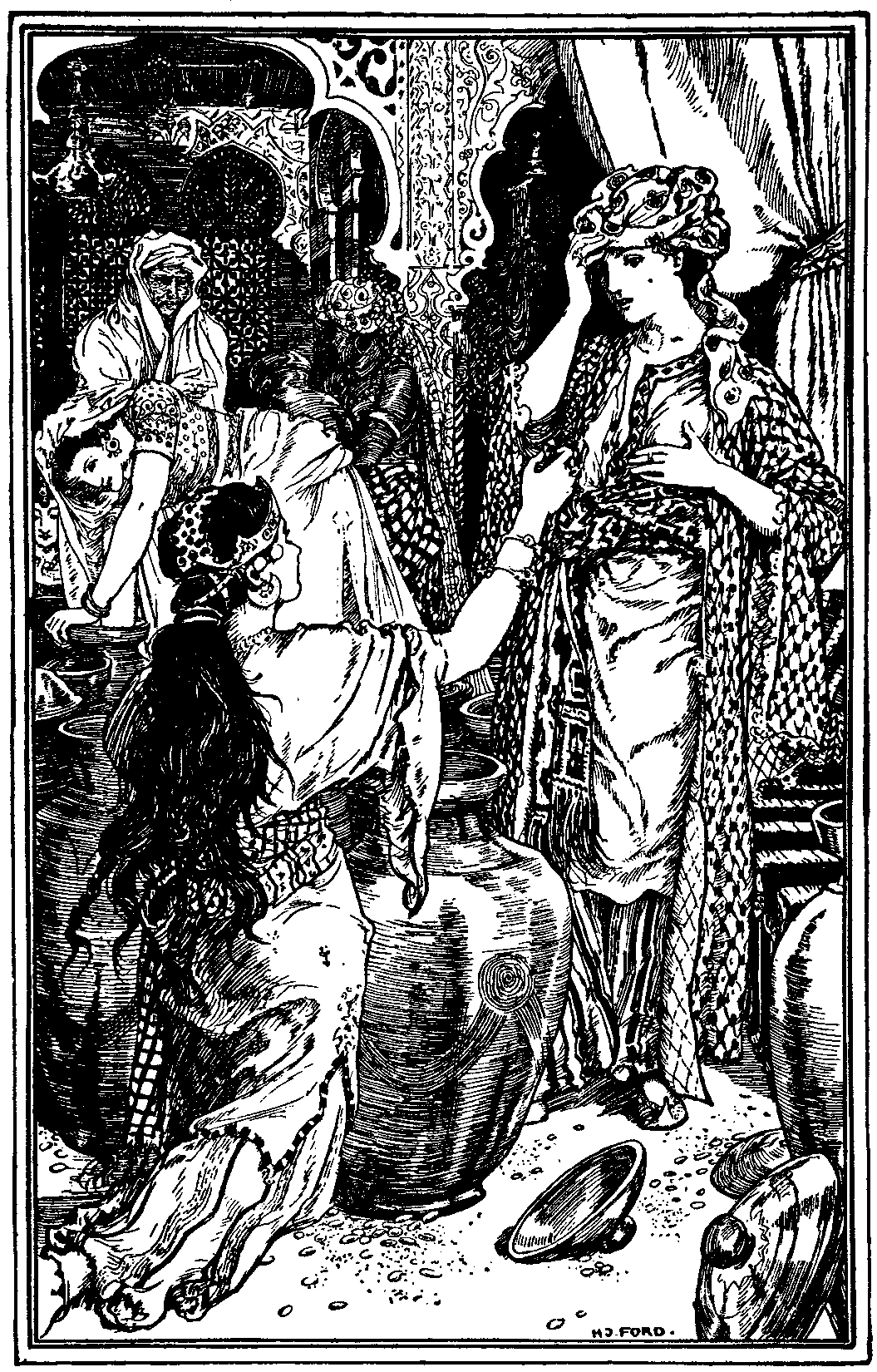 [Frontispiece] from The Arabian Nights by Andrew Lang