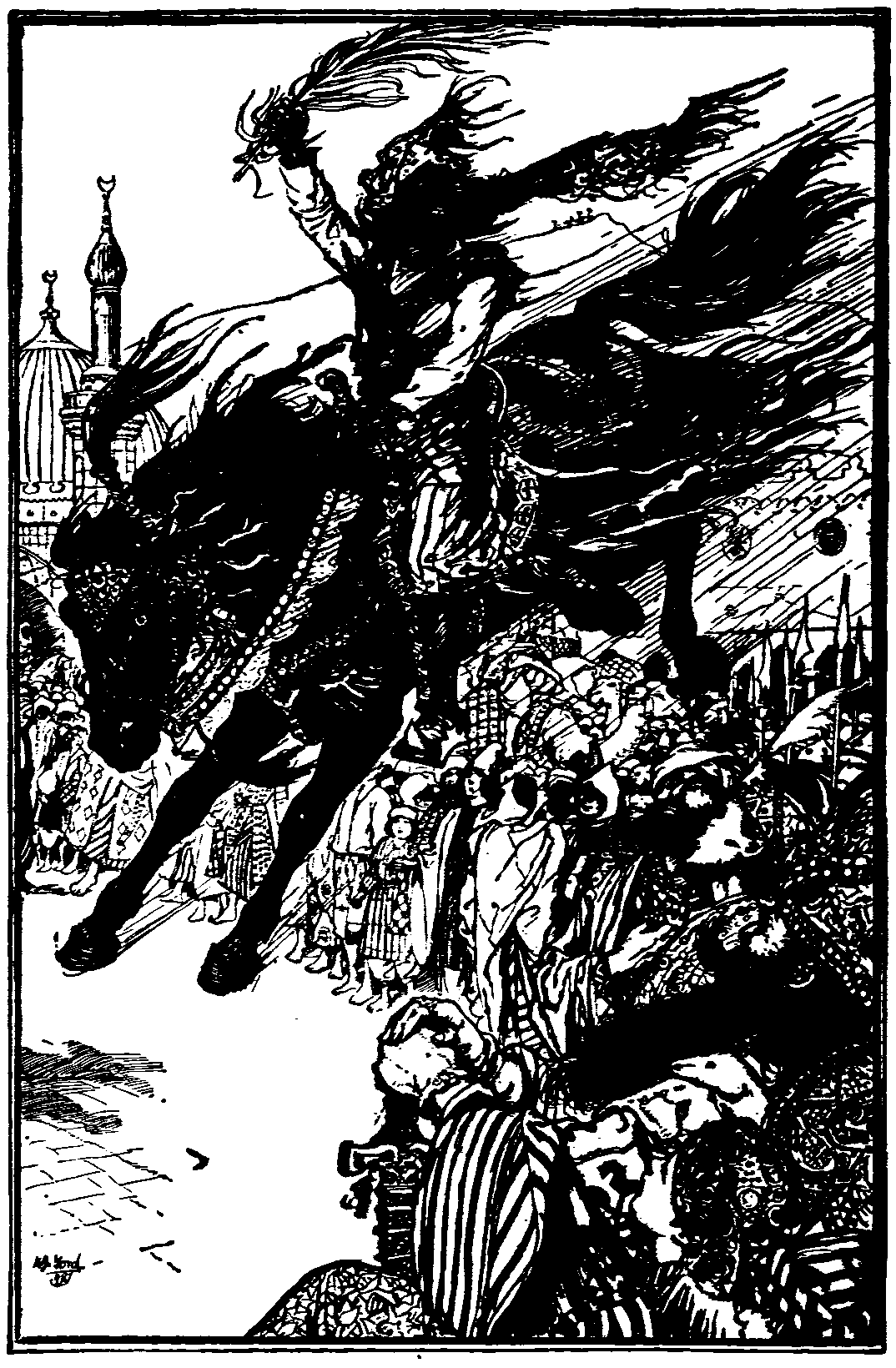 [Illustration] from The Arabian Nights by Andrew Lang