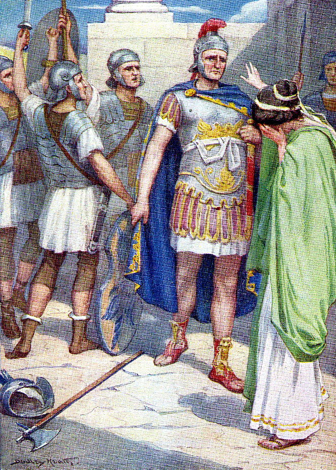 Horatius victor over Curiatti