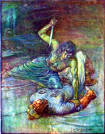 Beowulf and the water witch