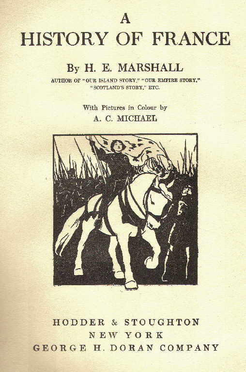 [Title Page] from History of France by H. E. Marshall