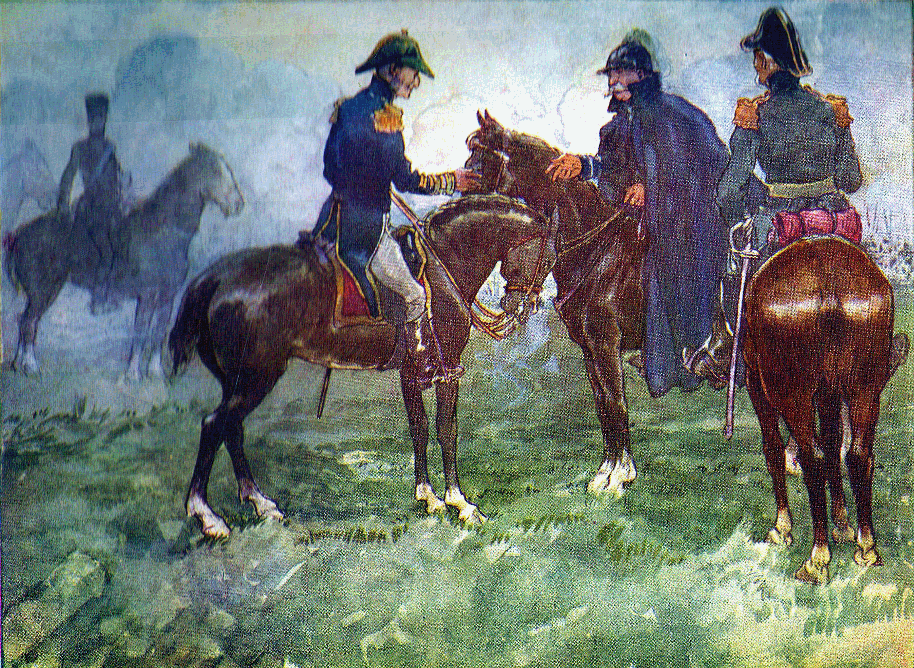 Waterloo, Blucher and Wellington