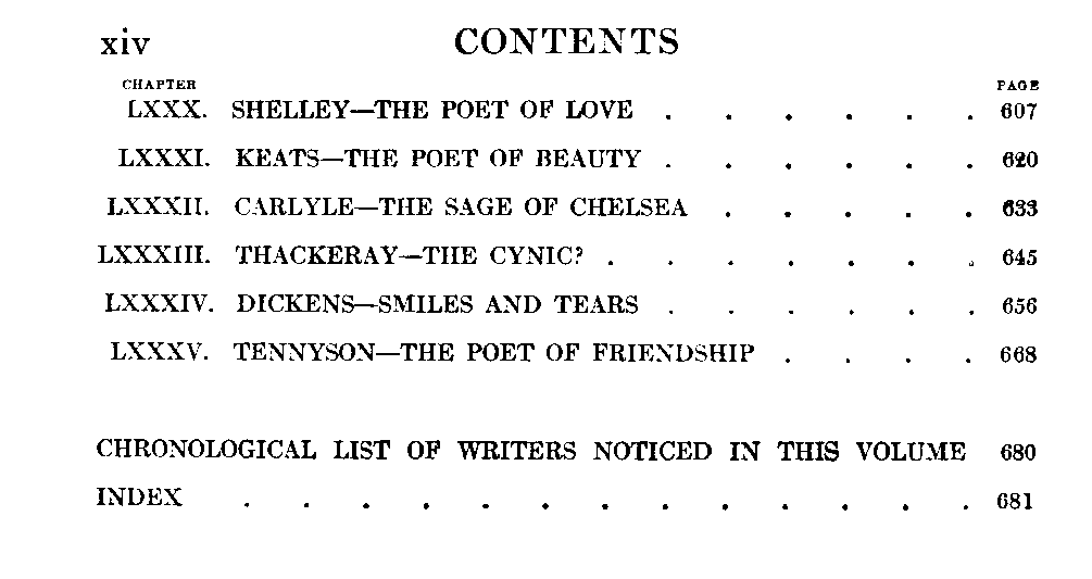 [Contents Page 4 of 4] from English Literature  by H. E. Marshall