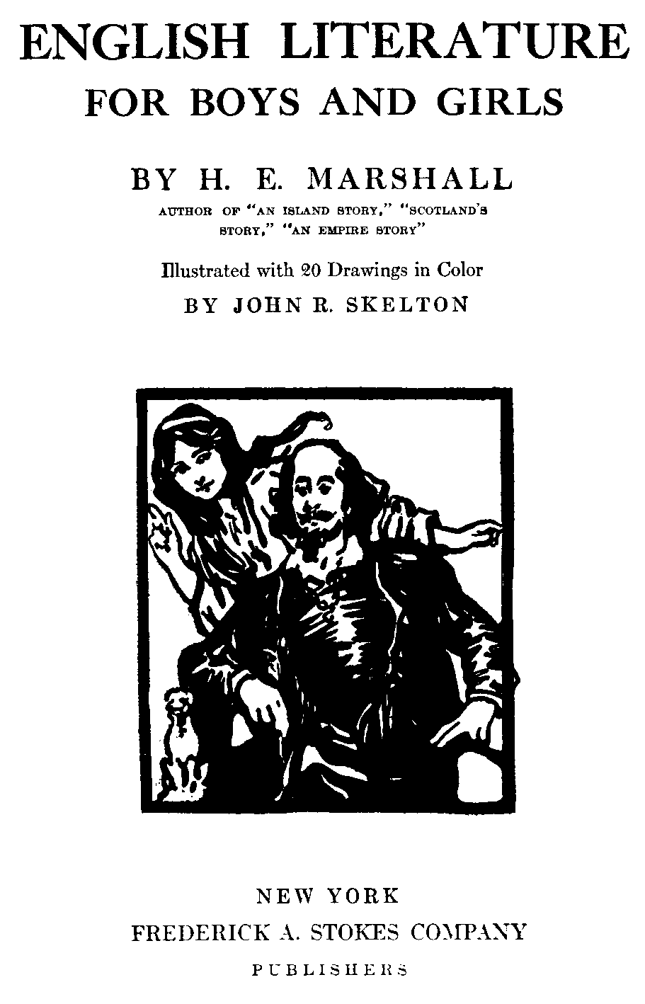 [Titlepage] from English Literature  by H. E. Marshall
