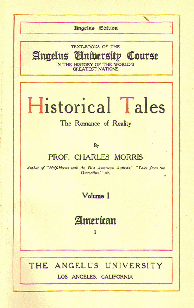 [Title Page] from Historical Tales - American I by Charles Morris