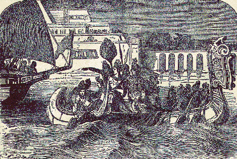 The capture of Guatemoc.