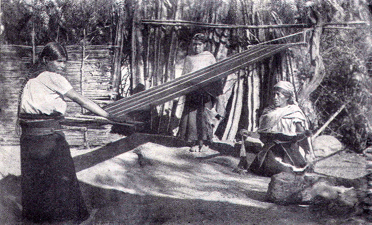 Indian spinning and weaving