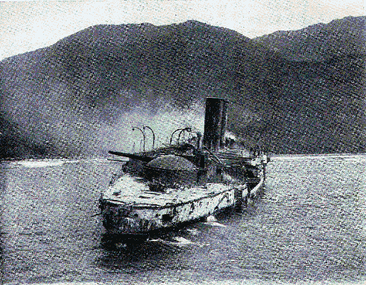 Wreck of the Spanish Cruiser Oquendo.