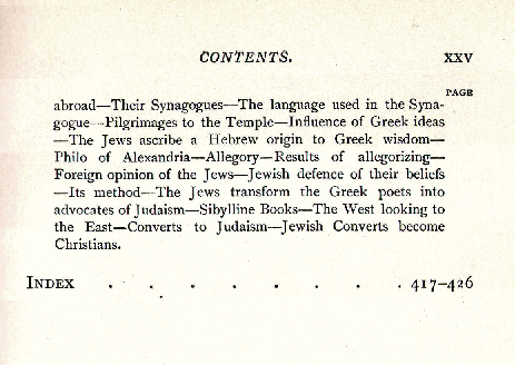 [Contents, Page 7 of 7] from The Jews Under Roman Rule by W. D. Morrison