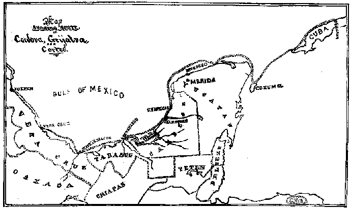 Map of Yucatan