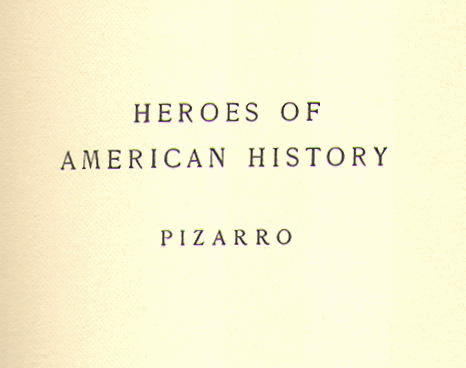 [Series Page] from Francisco Pizarro by Frederick Ober