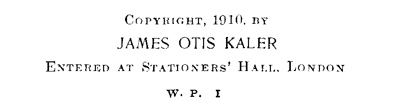 [Copyright Page] from Ruth of Boston by James Otis