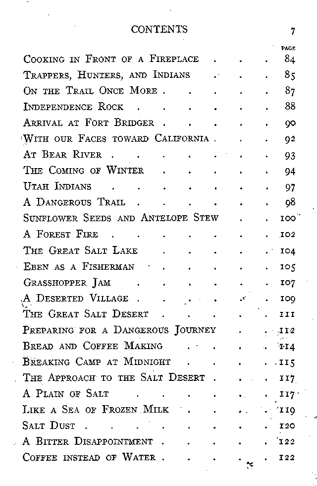 [Contents, Page 3 of 4] from Martha of California by James Otis