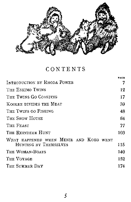 [Contents] from Eskimo Twins by Lucy F. Perkins