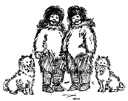 [Eskimo Twins] from Eskimo Twins by Lucy F. Perkins
