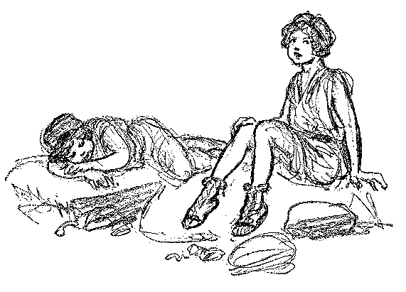 [Illustration] from Spartan Twins by Lucy F. Perkins