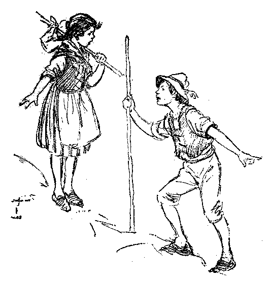 [Illustration] from Swiss Twins by Lucy F. Perkins