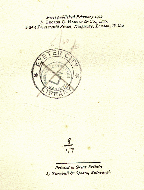[Copyright Page] from George Washington by Ada Russell