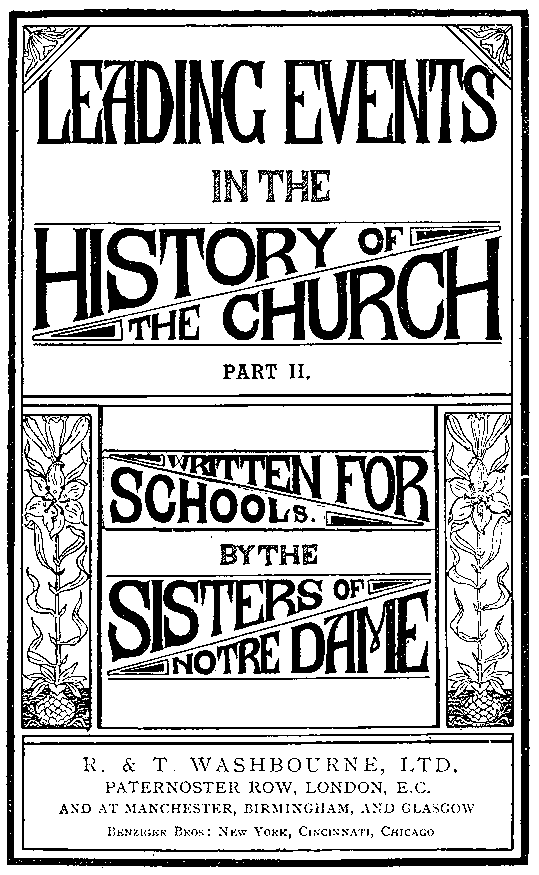 [Title Page] from Church - Early Middle Ages by Notre Dame