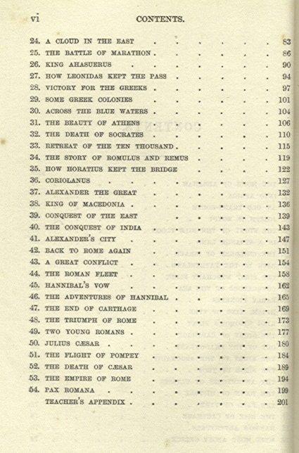[Contents Page 2 of 2] from Shores of the Great Sea by M. B. Synge