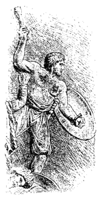 [Illustration] from European Hero Stories by E. M. Tappan